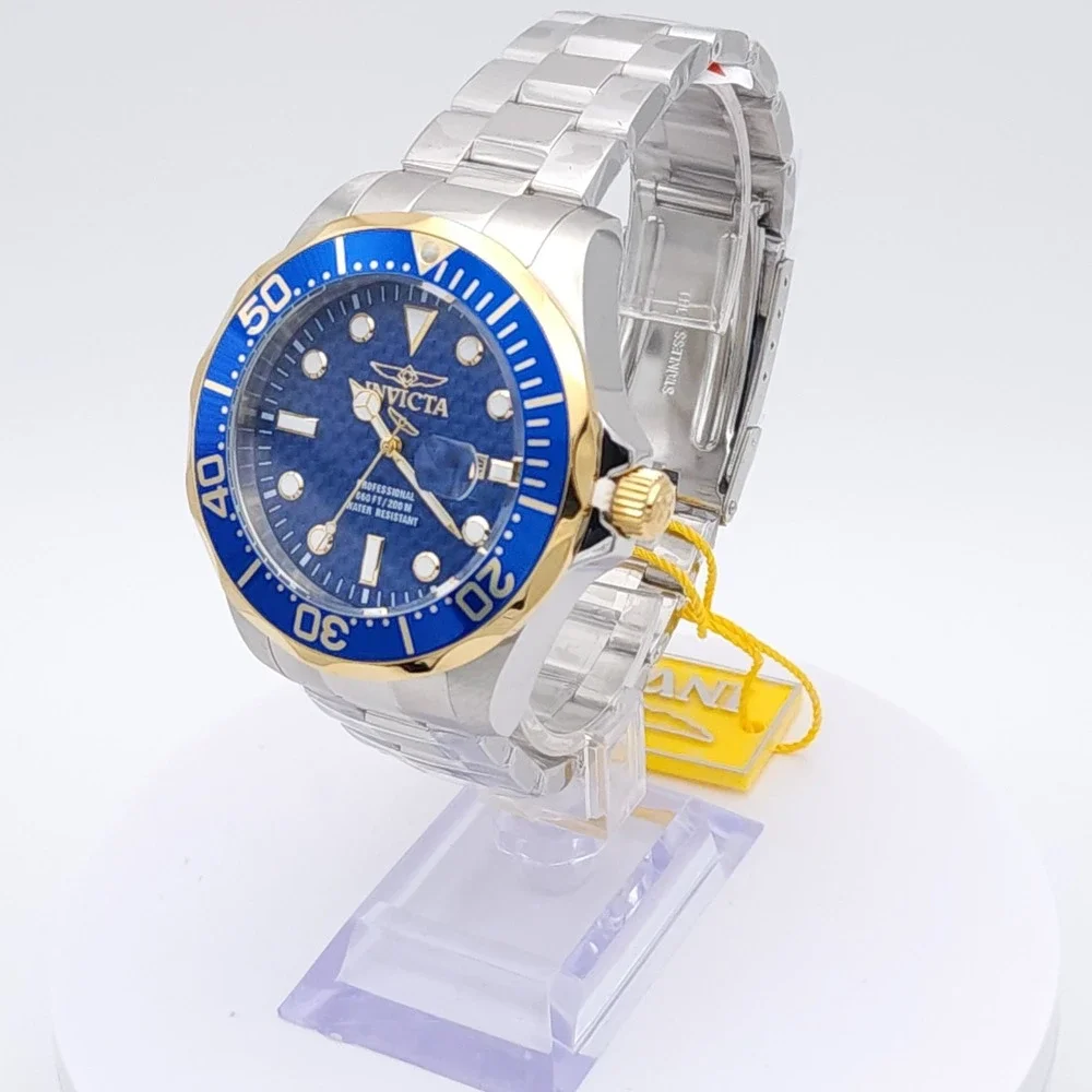 Invicta Grand Diver 12566 Blue Gold Watch 47mm‎